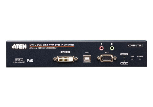 Aten Transmisor KVM por IP DVI-D dual link 2K con SFP dual y PoE (3)