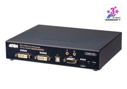 Comprar ATEN Transmisor KVM por IP DVI-I dual display USB
