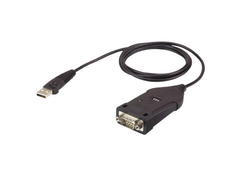 Aten UC485 adaptador de cable USB A DB-9 Negro (4)
