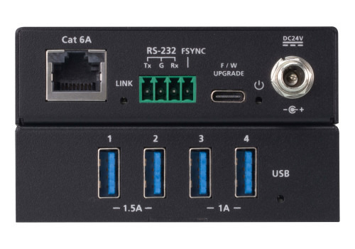 ATEN UCE33100 ampliador de red Transmisor y receptor de red Negro (3)