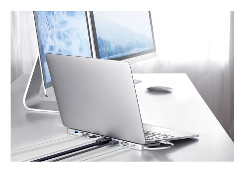 Aten UH3234 base para portátil y replicador de puertos Alámbrico USB 3.2 Gen 1 (3.1 Gen 1) Type-C Plata (5)