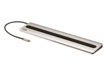 Aten UH3237-AT base para portátil y replicador de puertos Alámbrico USB 3.2 Gen 1 (3.1 Gen 1) Type-C Negro, Gris