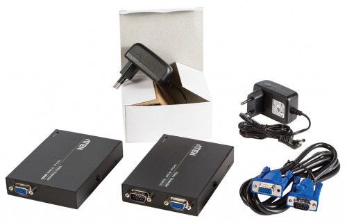 Aten VE150A extensor audio/video Transmisor y receptor de señales AV Negro (3)