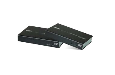 Aten VE813A extensor audio/video Transmisor y receptor de señales AV Negro