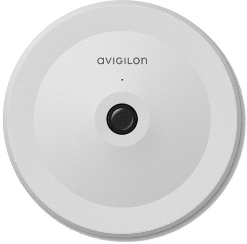 Avigilon 12.0W-H5A-FE-DC1 Cámara hemisférica fisheye empotrada 360º IP 12Mpx, Analítica, H.265, WDR 120dB, SD, micrófono, E/S al