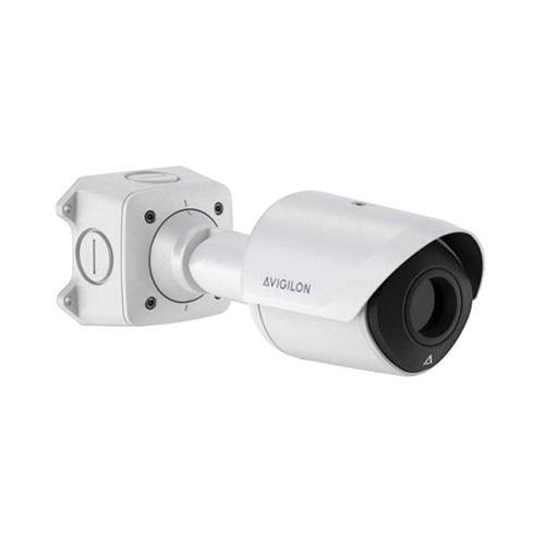 Avigilon 320F-H5A-THC-BO12 Cámara bullet térmica IP, video análisis, ópt.18 mm, 12,2º de apertura, resolución 320x256, H264, E/S