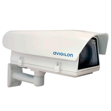 Comprar ES-HD-HWS-LG Carcasa exterior grande para cámara IP Avigilon HD. Alimentación: 12Vdc/24Vac, IP66, ventana cristal, parasol, calefactor y soporte de pared incluido.