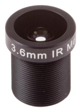 Axis 02007-001 LENS M12 3.6 MM F1.8 IR 10P