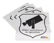 Axis 5502-811 ACC SURVEILLANCE STICKER EN