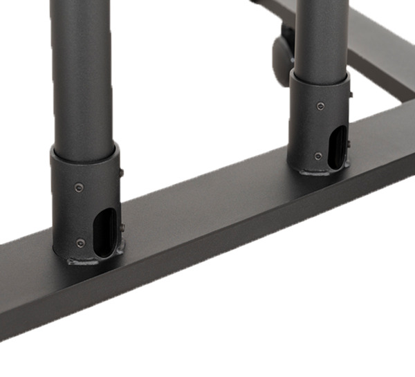 B-TECH BT-BT8504 Soporte a suelo con ruedas - Peso soportado 70Kg - VESA 600x400mm - Altura 1850mm (3)