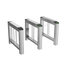 Barreras/tornos oscilantes 4 pares de detectores LED paso Derecha M1 Vidrio Acrílico 650mm Hikvision