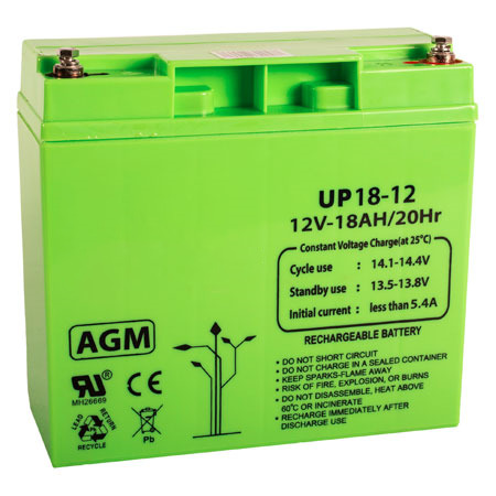 Batería de 12V, 17 Amp.