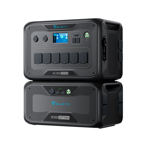 BLUETTI BL-AC300-1xB300 Kit batería doméstica Bluetti - Gran capacidad 3072Wh - Potencia 3000W - Salidas y formas de recarga múl (1)