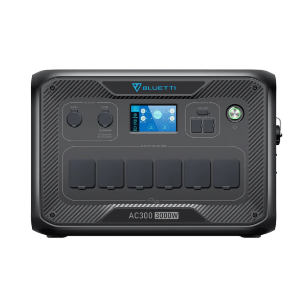 BLUETTI BL-AC300-1xB300K Kit batería doméstica Bluetti - Capacidad 2765Wh - Potencia 3000W - Salidas y formas de recarga múltipl (7)