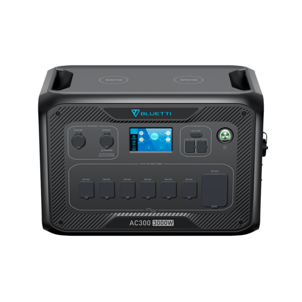 BLUETTI BL-AC300 Inversor - Funciona con al menos 1x BL-B300 - Potencia salida 3000W max - Salidas y formas de recarga múltiples