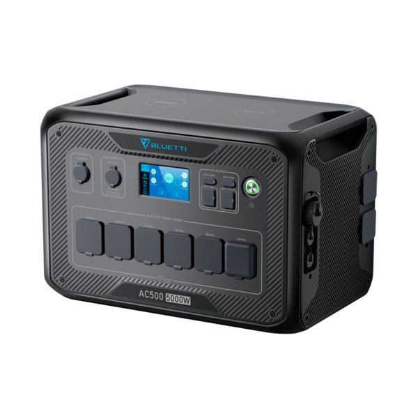 BLUETTI BL-AC500 Inversor - Funciona con al menos 1 BL-B300S - Potencia salida 5000W max  - Salidas y formas de recarga múltiple (3)