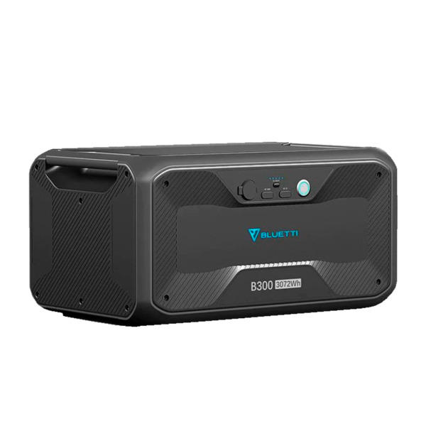 BLUETTI BL-B300 Batería de expansión - Gran capacidad 3072 Wh - LiFePO4 51.2V / 60Ah - Salidas y formas de recarga múltiples - 3