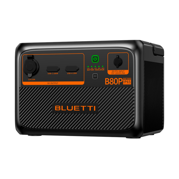 BLUETTI BL-B80P Batería de expansión - Gran capacidad 806Wh - LiFePO4 51.2V / 36Ah - Salidas y formas de recarga múltiples - 300 (1)