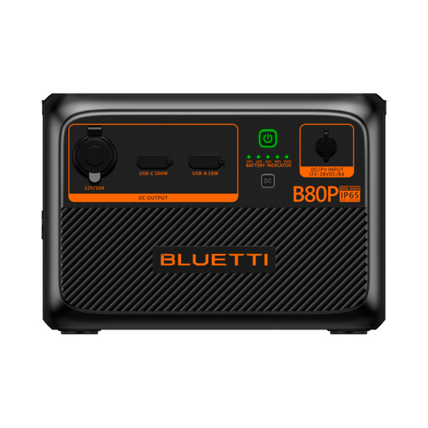 BLUETTI BL-B80P Batería de expansión - Gran capacidad 806Wh - LiFePO4 51.2V / 36Ah - Salidas y formas de recarga múltiples - 300