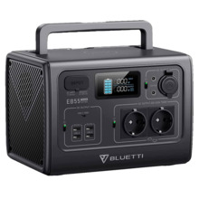 BLUETTI BL-EB55-GREY Batería portátil Bluetti - Gran capacidad 537Wh - Potencia salida 700W max - Salidas y formas de recarga mú