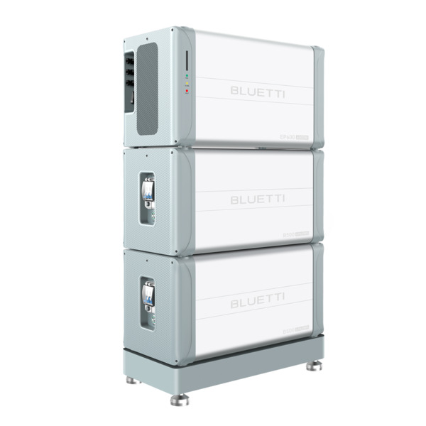 BLUETTI BL-EP600-2xB500 Kit batería domestica - Inversor + Batería + Soporte - Gran capacidad 9920 Wh - Potencia 6000W - Control