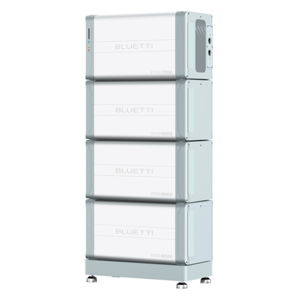 BLUETTI BL-EP600-3xB500 Kit batería domestica - Inversor + Batería + Soporte - Gran capacidad 14880Wh - Potencia 6000W - Control