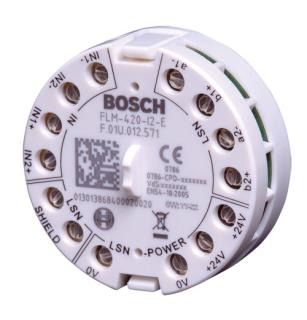 BOSCH FLM-420-I2-E Módulo de entrada con 2 entradas supervisadas, montaje empotrado