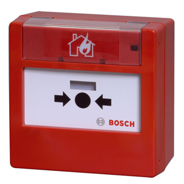 BOSCH FMC-420RW-GSRRD Pulsador alarma rearmable. Montaje superficie. Color rojo