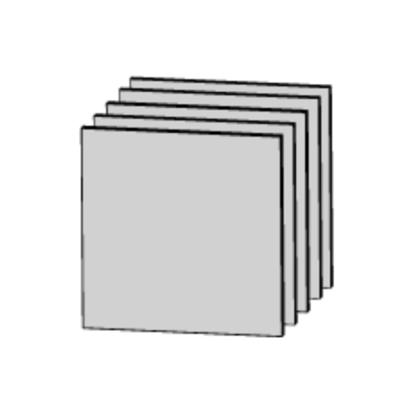 BOSCH FMC-SPGL-DEIL Cristal de recambio para pulsadores serie FMC. Pack 5 ud (1)