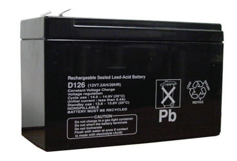 BOSCH INCENDIO (D126) BATERÍA RECARGABLE 12V, ALIMENTACIÓN AUXILIAR, LIBRE DE MANTENIMIENTO