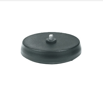 BOSCH LBC1227/01 SOPORTE DE SOBREMESA PARA MICRÓFONO, NEGRO MATE, BASE DE HIERRO FUNDIDO PESADA Y REDONDA, 130 MM (5,12 IN) DE D (1)