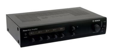 BOSCH PLE-1ME120-EU AMPLIFICADOR MEZCLADOR DE 120 W CON 4 MICRÓFONOS Y ENTRADA DE MÚSICA AMBIENTAL