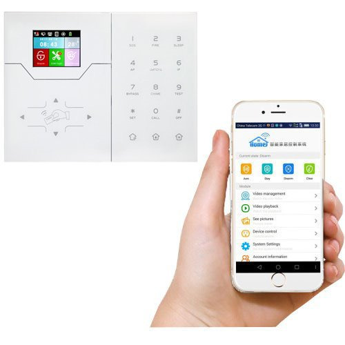 BYSECUR ALARMS BSC03238 Central de Alarma Bysecur IP LCD .Módulo IP + GSM / GPRS . Control por APP (1)