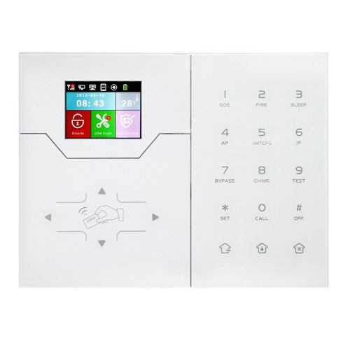 BYSECUR ALARMS BSC03238 Central de Alarma Bysecur IP LCD .Módulo IP + GSM / GPRS . Control por APP