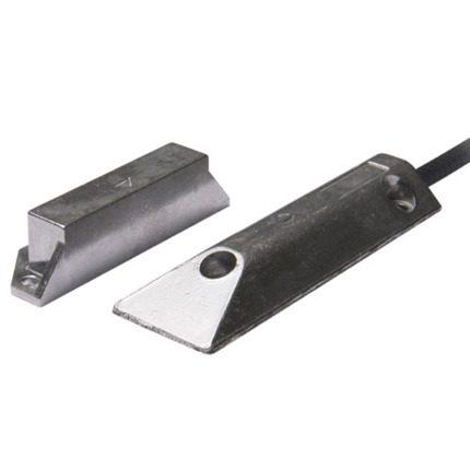 Comprar BYSECUR ALARMS CTB020 Contacto magnético cableado Carcasa aluminio Grado 2 Superficie persianas y puertas de garaje metálicas
