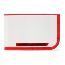 BYSECUR ALARMS XTEC ROJO Sirena de exterior Xtec Grado 3 Led Rojo