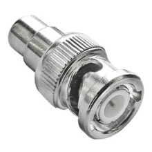 BYSECUR BSC00132 Conector BNC macho a RCA hembra