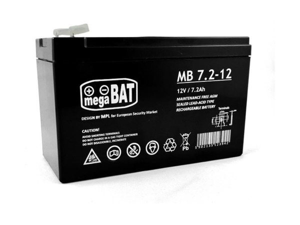 BYSECUR BSC01760 Batería de 12 V. / 7,2 Amp. (1)