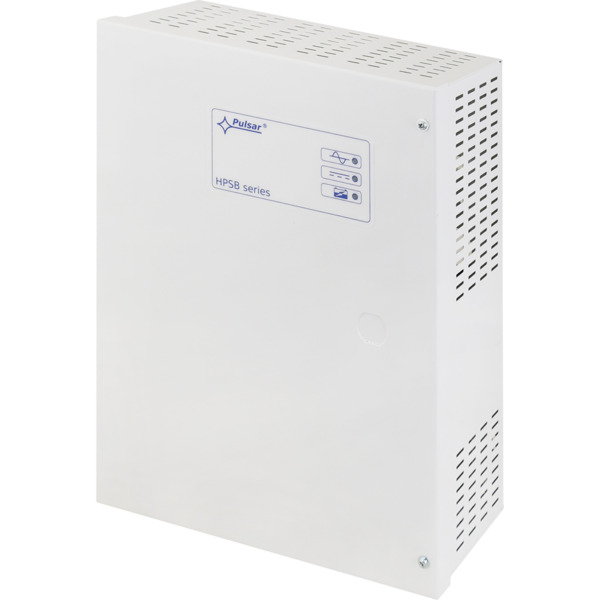 BYSECUR BSC02979 Fuente de alimentación 12V - 5A con caja y espacio para batería respaldo 7Ah (no incluida) (1)