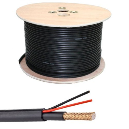 Comprar BYSECUR BSC03124 Bobina de 250m cable combinado RG-59 + alimentación. Libre de Halógenos
