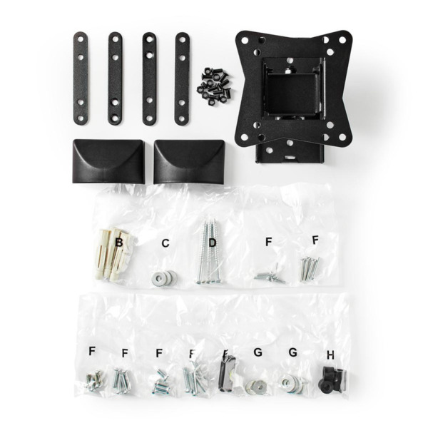 BYSECUR BSC03352 Soporte de pared orientable con rotación completa para monitores entre 10 - 32". Negro (6)
