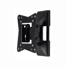 BYSECUR BSC03352 Soporte de pared orientable con rotación completa para monitores entre 10 - 32". Negro