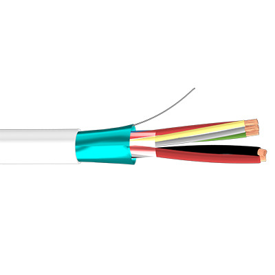 BYSECUR BSC21551 Rollo 100m de cable flexible 8+2 hilos apantallado libre halógenos (AL/M 8x0,22+2x0,75 HF)