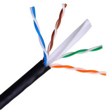 BYSECUR BSC21922 Bobina en caja grande Cable Cat6 de 305 m para exteriores, CCA, 23 AWG, 5,5 mm