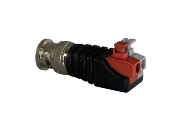 BYSECUR BSC23361 Conector de video BNC macho de fácil conexionado