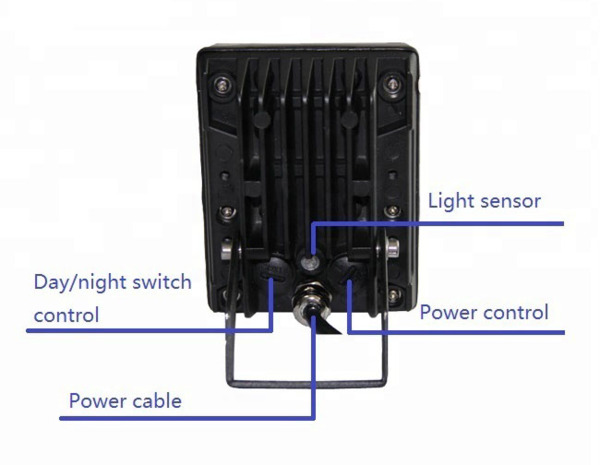 BYSECUR BSC25122 Foco Infrarrojo de alcance 200m. 15º de apertura 12 LED Antivandálico Soporte pared IP66 (2)
