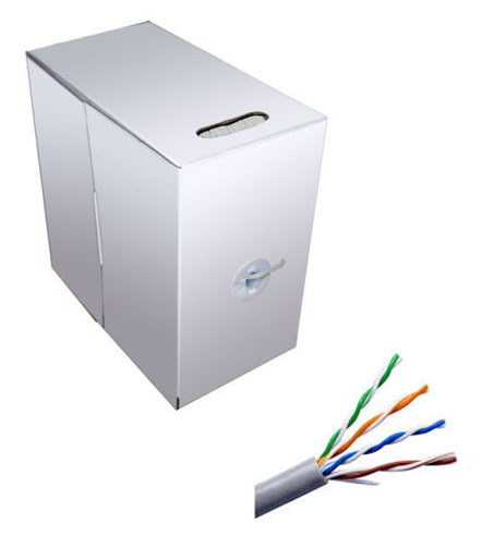 BYSECUR BSC5E100 Bobina de cable UTP cat5e. Certificado . Conductor cobre alta calidad (2)