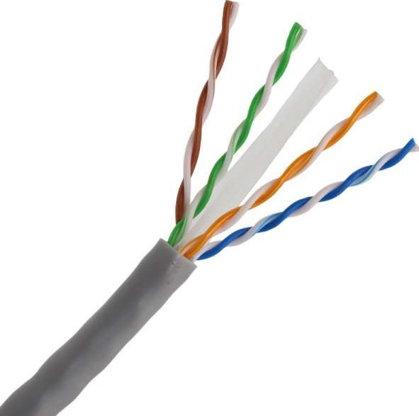 BYSECUR BSC6E100 Bobina de cable UTP CAT6e. Conductor cobre alta calidad
