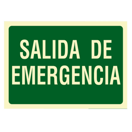 Comprar BYSECUR BSCEV440 Cartel de Señalización Salida de Emergencia