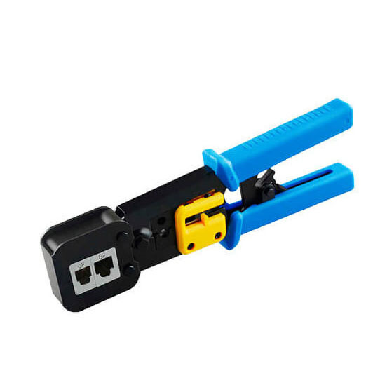 BYSECUR BSCEZ8PIN Crimpadora de conector Pasante RJ45. Empuñadura ergonómica antideslizante (6)